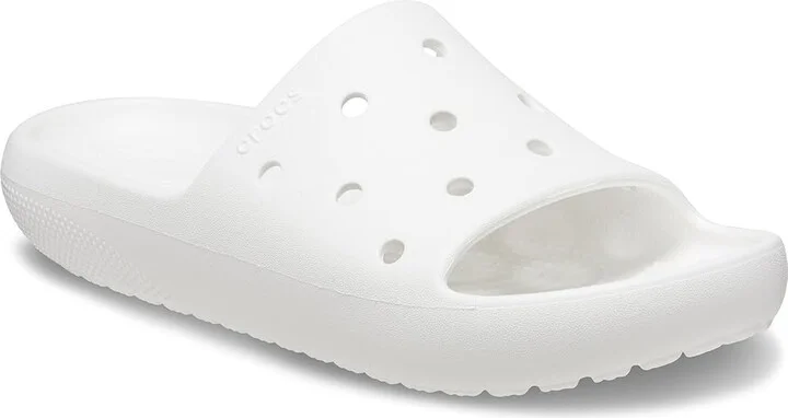 Crocs Classic Slide 2.0 Shoes White : Men's 10 - Women's 12 Medium
