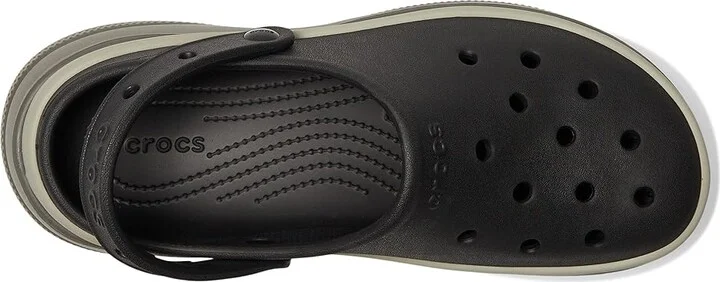 Crocs Classic Stacked Clogs Platform Platform Clog Shoes Black : Men's 6 - Women's 8 Medium, EVA - Image 2