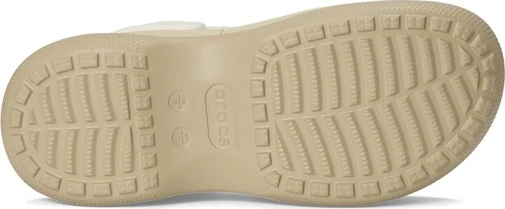 Crocs Classic Stacked Clogs Platform Platform Clog Shoes Chalk : Men's 7 - Women's 9 Medium, EVA - Image 3