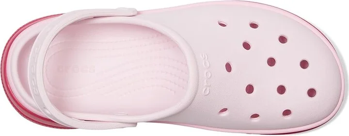 Crocs Classic Stacked Clogs Platform Platform Clog Shoes Dragon Fruit : Men's 2 - Women's 4 Medium, EVA - Image 2