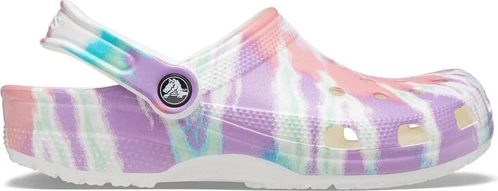 Crocs Classic Tie-Dye Graphic Clog Fresco/Multi 1 Men's 2