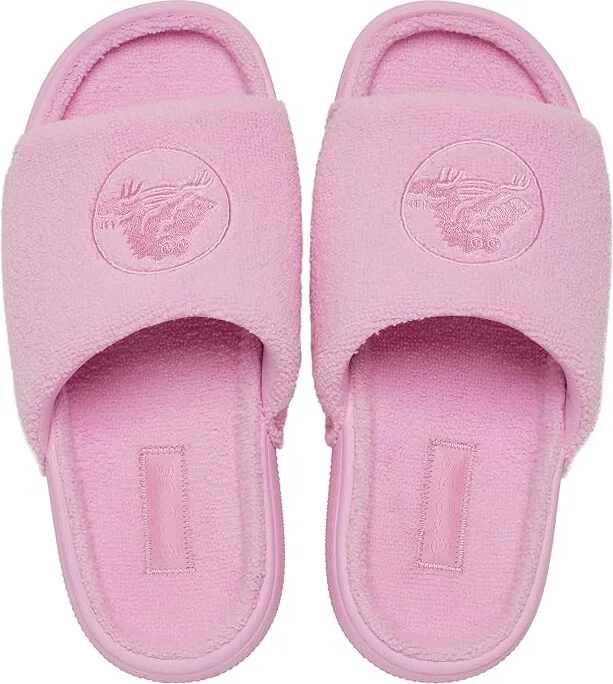 Crocs Classic Towel Slide Sandals Green Ivy : Men's 6 - Women's 8 Medium, Synthetic - Image 7