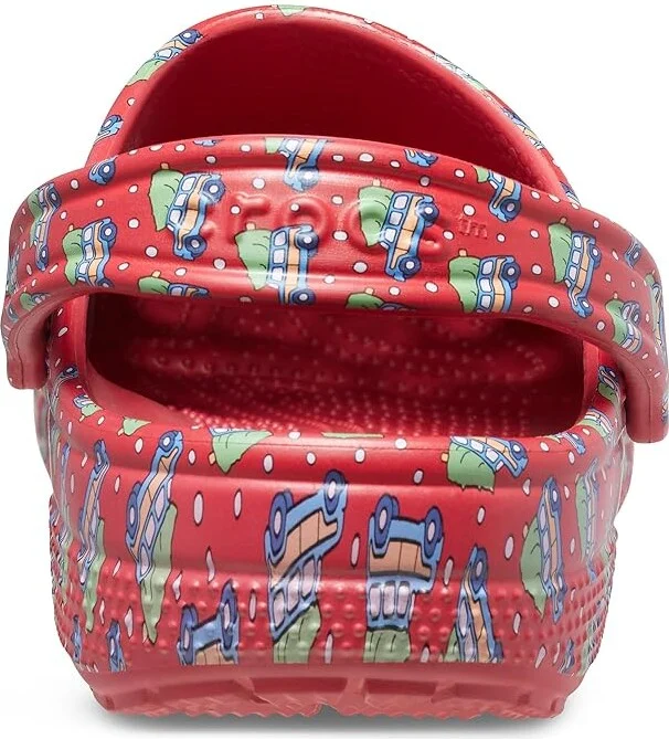 Crocs Classic Vineyard Vines Holiday Clog Clog Shoes White/Red : Men's 9 - Women's 11 Medium - Image 4