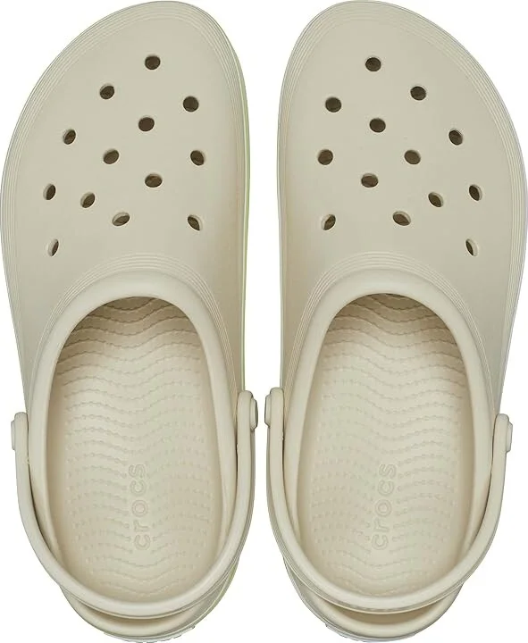 Crocs Court Clog Shoes Bone : Men's 2 - Women's 4 Medium, Synthetic - Image 2
