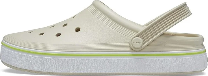 Crocs Court Clog Shoes Bone : Men's 2 - Women's 4 Medium, Synthetic - Image 5