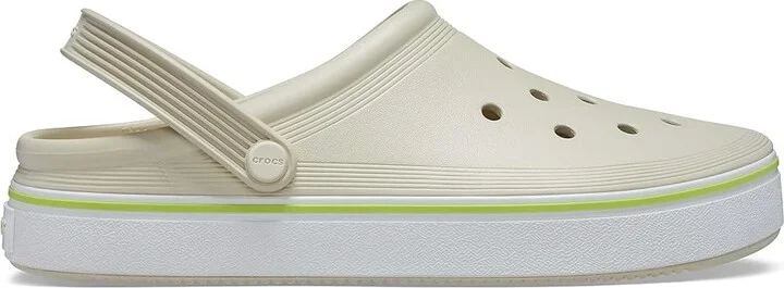 Crocs Court Clog Shoes Bone : Men's 2 - Women's 4 Medium, Synthetic - Image 6