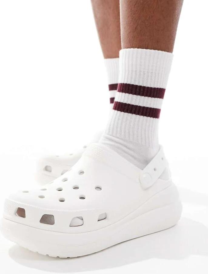 Crocs Crush Clog in White - Image 2