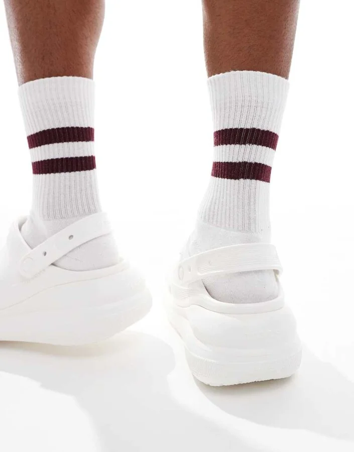 Crocs Crush Clog in White - Image 3