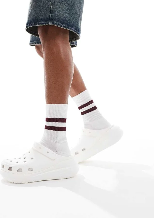 Crocs Crush Clog in White - Image 4