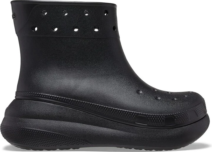 Crocs Crush Rain Boot Shoes Black : Men's 3 - Women's 5 Medium, Synthetic - Image 6