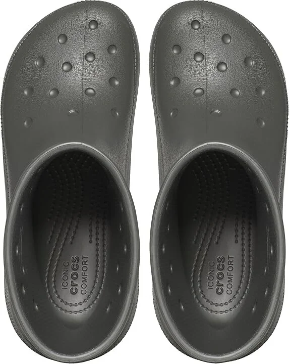 Crocs Crush Rain Boot Shoes Dusty Olive : Men's 3 - Women's 5 Medium, Synthetic - Image 2