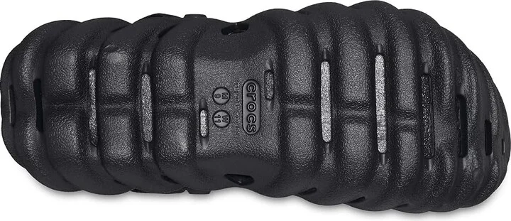 Crocs Echo Clog Shoes Black : Men's 10 - Women's 12 Medium, EVA/Textile - Image 3