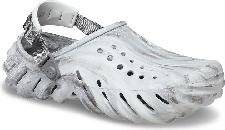Crocs Echo Clog Shoes Moonlight/Multi : Men's 9 - Women's 11 Medium, EVA/Textile - Image 5