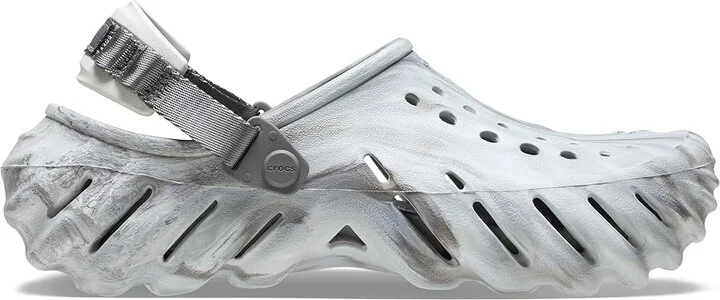 Crocs Echo Clog Shoes Moonlight/Multi : Men's 9 - Women's 11 Medium, EVA/Textile - Image 7