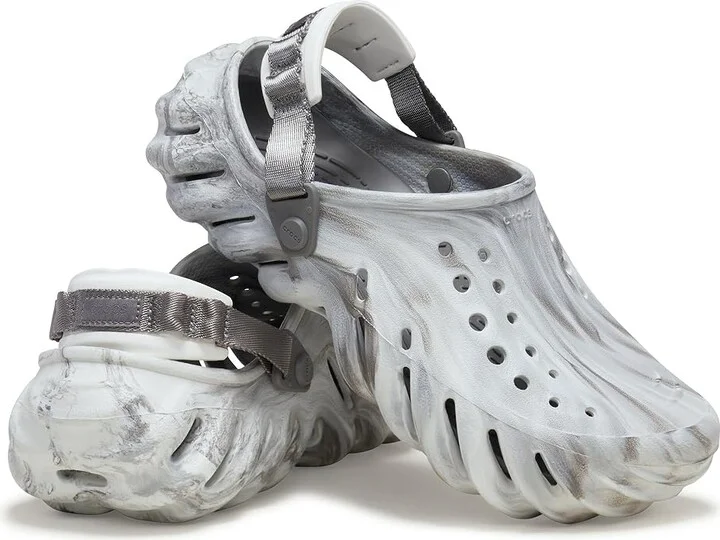 Crocs Echo Clog Shoes Moonlight/Multi : Men's 9 - Women's 11 Medium, EVA/Textile