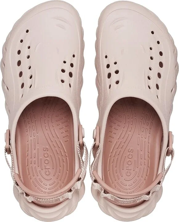 Crocs Echo Clog Shoes Pink Clay : Men's 10 - Women's 12 Medium, EVA/Textile - Image 2