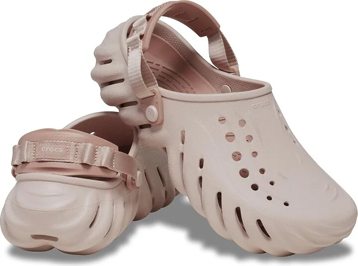 Crocs Echo Clog Shoes Pink Clay : Men's 10 - Women's 12 Medium, EVA/Textile