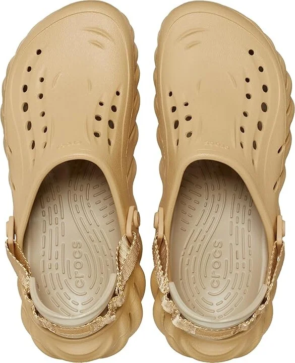 Crocs Echo Clog Shoes Wheat : Men's 3 - Women's 5 Medium, EVA/Textile - Image 2