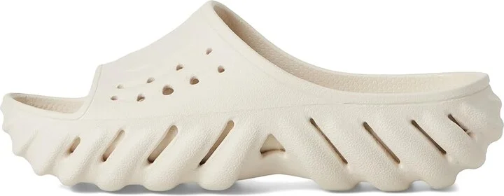 Crocs Echo Slide Shoes Stucco : Men's 7 - Women's 9 Medium, Synthetic - Image 6