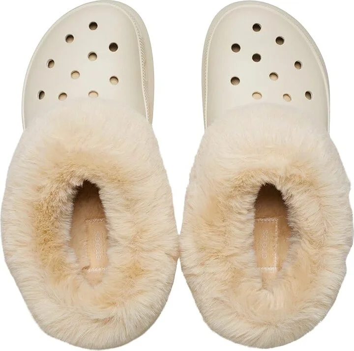 Crocs Furever Crush Shoes Bone : Men's 10 - Women's 12 Medium, Polyester - Image 2