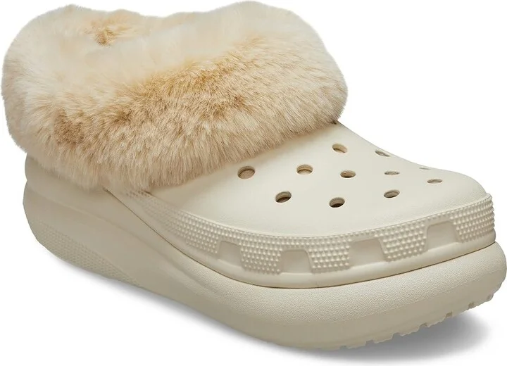 Crocs Furever Crush Shoes Bone : Men's 10 - Women's 12 Medium, Polyester - Image 5