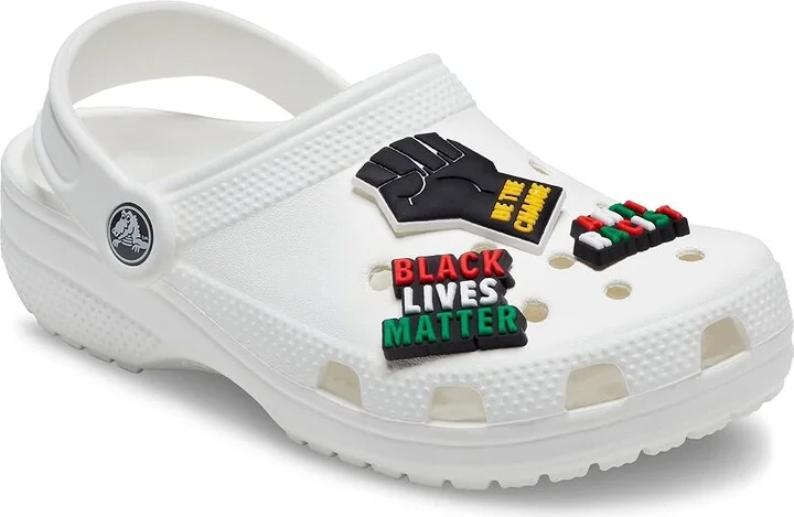 Crocs Girls and Teens Cute Collection Packs Shoetrees Accessories Shoes BLM 3-Pack, Synthetic - Image 2