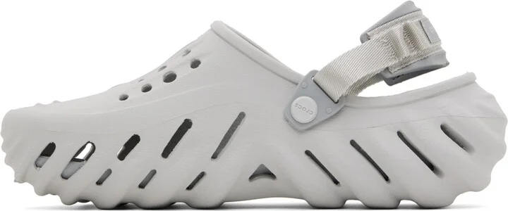 Crocs Gray Echo Clogs - Image 3