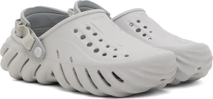 Crocs Gray Echo Clogs - Image 4