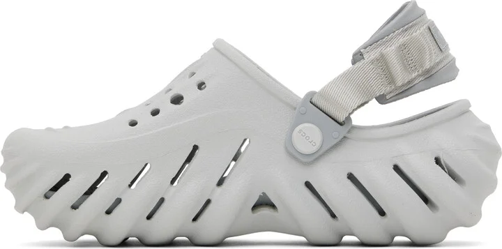 Crocs Gray Echo Clogs - Image 3