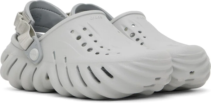 Crocs Gray Echo Clogs - Image 4