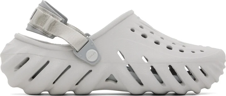 Crocs Gray Echo Clogs