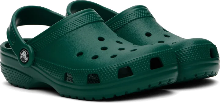 Crocs Green Classic Clogs - Image 4