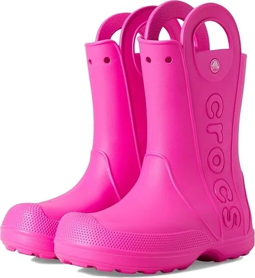 Crocs Handle It Rain Boots Women's Rain Boots Pink Crush : 4 M