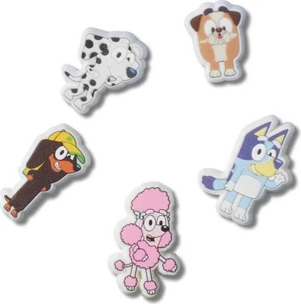 Crocs Jibbitz Bluey Shoe Charms 5-Pack