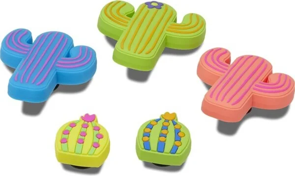 Crocs Jibbitz Cacti Light Up Shoe Charms 5-Pack - Image 2