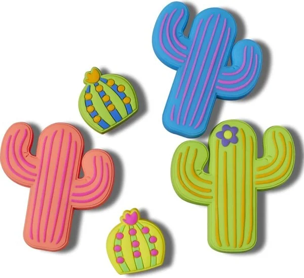Crocs Jibbitz Cacti Light Up Shoe Charms 5-Pack