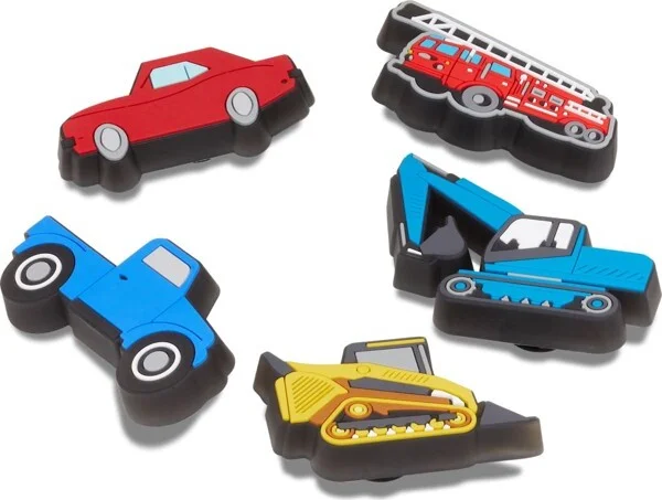 Crocs Jibbitz Cars & Trucks Light Up Shoe Charms 5-Pack - Image 2