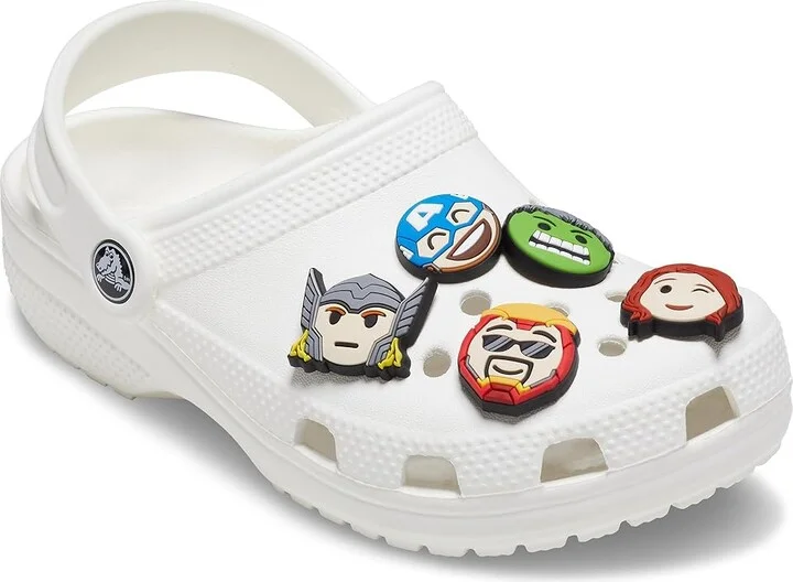 Crocs Jibbitz Characters Remedies Foot Care Avengers Emojis 5-Pack, Synthetic - Image 2