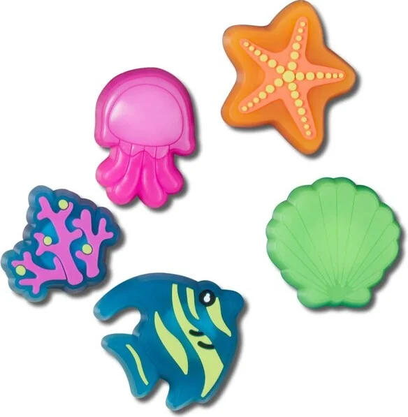 Crocs Jibbitz Cute Ocean Animals Light Up Shoe Charms 5-Pack