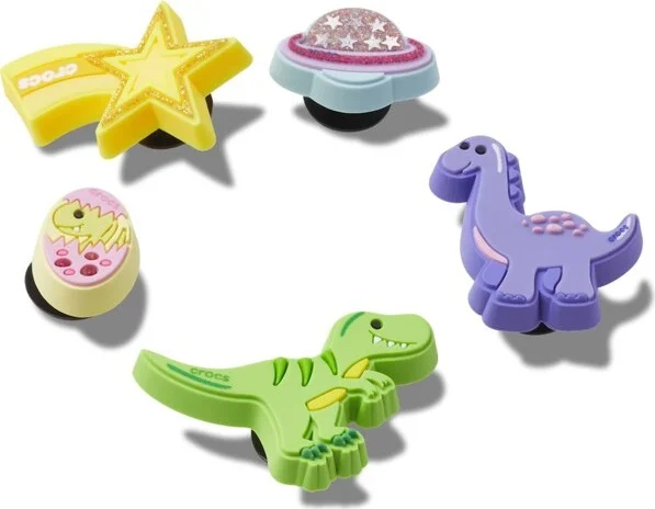 Crocs Jibbitz Dinosaur Family Shoe Charms 5-Pack - Image 2