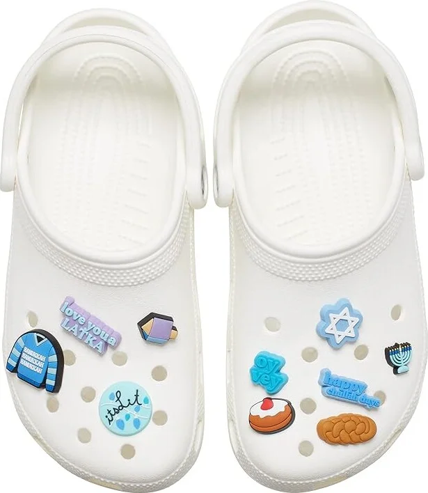 Crocs Jibbitz Holiday Packs Remedies Foot Care Hanukkah 10-Pack, Synthetic - Image 2