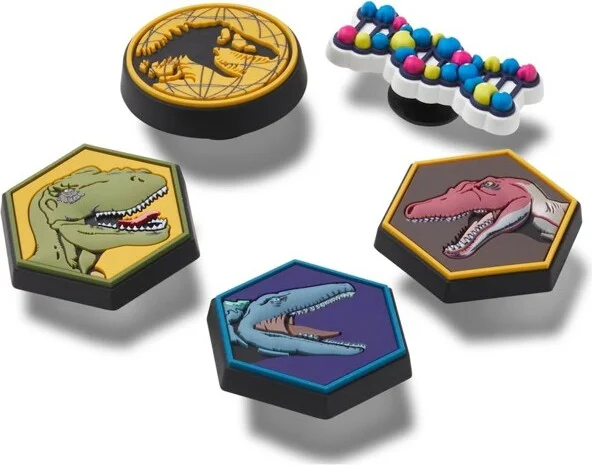 Crocs Jibbitz Jurassic Park Shoe Charms 5-Pack - Image 2