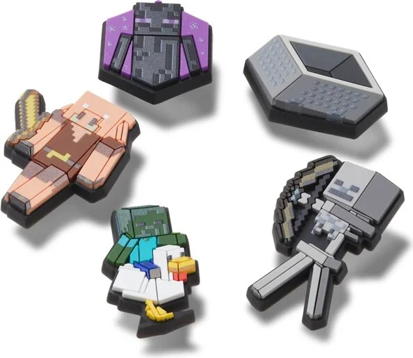 Crocs Jibbitz Minecraft Shoe Charms 5-Pack - Image 2