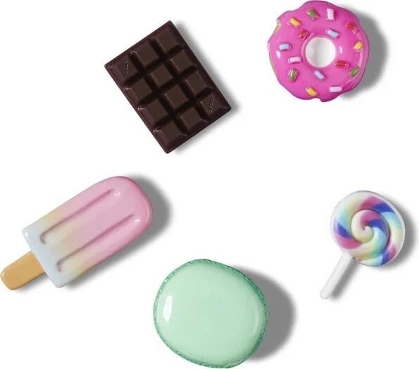 Crocs Jibbitz Mini Sweet Treats 3D Shoe Charms 5-Pack