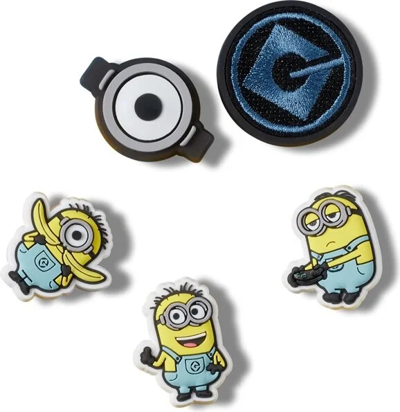 Crocs Jibbitz Minions Shoe Charms 5-Pack