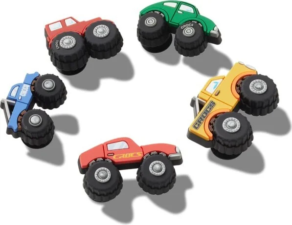 Crocs Jibbitz Monster Trucks Shoe Charms 5-Pack - Image 2