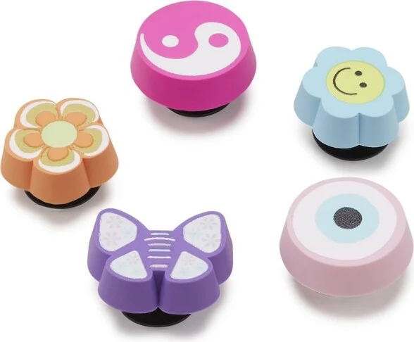 Crocs Jibbitz Nostalgia Girly Eraser Shoe Charms 5-Pack - Image 2