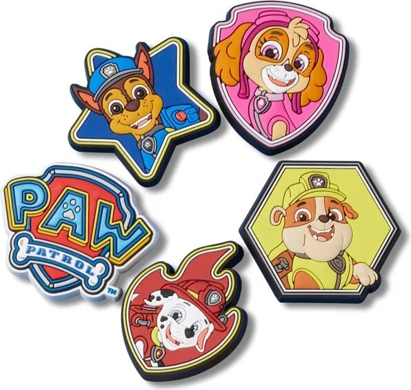 Crocs Jibbitz Paw Patrol Shoe Charms 5-Pack