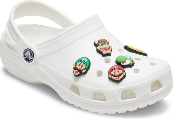 Crocs Jibbitz Super Mario Nintendo Shoe Charms 5-Pack - Image 2