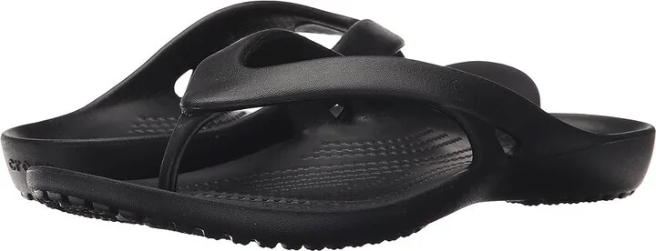 Crocs Kadee II Flip Women's Sandals Black : 4 M, Synthetic